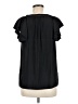 Ramy Brook 100% Polyester Black Short Sleeve Blouse Size M (estimated) - photo 2