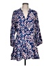 Zara Paisley Blue Casual Dress Size L - photo 1