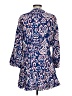 Zara Paisley Blue Casual Dress Size L - photo 2