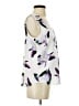 Banana Republic 100% Polyester White Tank Top Size S - photo 4