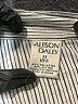 Allison Daley Stripes Silver 3/4 Sleeve Blouse Size 18 - photo 7