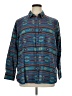 Ariat Print Blue Long Sleeve Button-Down Shirt Size 1X - photo 1