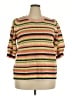 ELOQUII Elements Stripes Yellow Pullover Sweater Size 20 - 18 - photo 1
