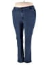 Denim 24/7 Solid Blue Jeans Size 20 - photo 1