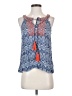 THML 100% Rayon Blue Sleeveless Blouse Size S - photo 1
