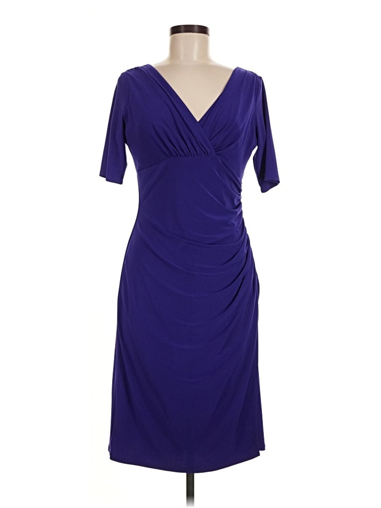 Pre-owned Evan Picone Cocktail Dress In Purple