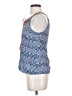 THML 100% Rayon Blue Sleeveless Blouse Size S - photo 5