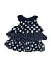 Little Lass 100% Polyester Polka Dots Blue Dress Size 3T - photo 2