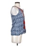 THML 100% Rayon Blue Sleeveless Blouse Size S - photo 4