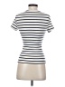 Abercrombie & Fitch Stripes Ivory Short Sleeve Turtleneck Size XS - photo 2