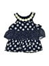 Little Lass 100% Polyester Polka Dots Blue Dress Size 3T - photo 1