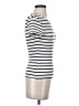 Abercrombie & Fitch Stripes Ivory Short Sleeve Turtleneck Size XS - photo 4