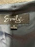 Emily... 100% Polyester Gray Casual Dress Size 12 - photo 7
