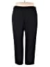 Evan Picone Solid Black Casual Pants Size 18 - photo 1