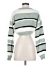 Shein 100% Acrylic Stripes Green Pullover Sweater Size 4 - photo 2