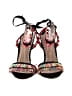 Betsey Johnson Stripes Black Sandals Size 8 - photo 2
