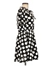 Boohoo Polka Dots Black Casual Dress Size 10 - photo 4