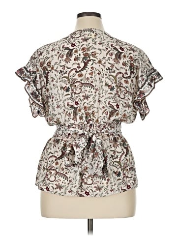 Max Studio Short Sleeve Blouse (view 2)