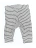 Precious Firsts 100% Cotton Stripes White Casual Pants 0-3 MO / 3 MO - photo 2