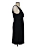 Moda International Solid Black Cocktail Dress Size S - photo 5