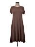 Annabelle Solid Brown Casual Dress Size S - photo 1