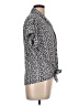 Adrianna Papell Gray Black Short Sleeve Polo Size L - photo 4