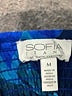 Sofia Jeans by Sofia Vergara 100% Polyester Blue Cocktail Dress Size M - photo 7
