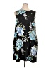 Apt. 9 Print Black Casual Dress Size XL - photo 1