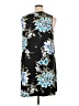Apt. 9 Print Black Casual Dress Size XL - photo 2