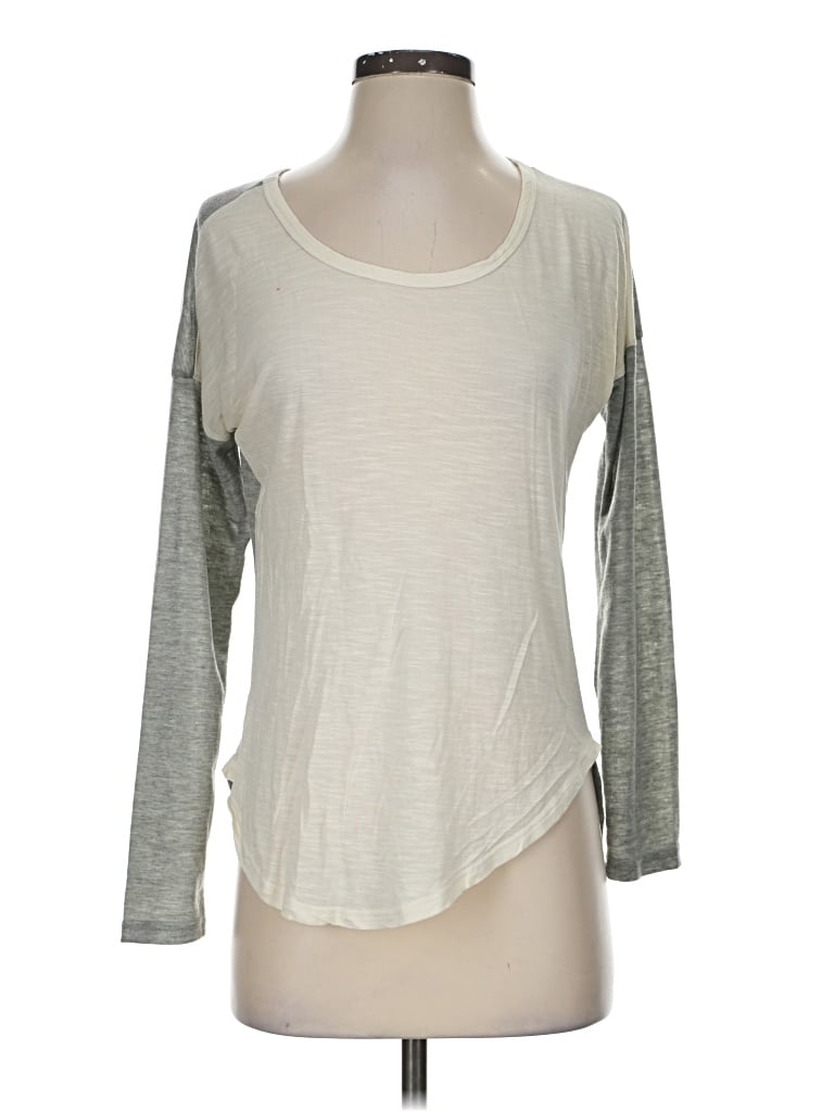 Pre-owned Rue21 3/4 Sleeve T-shirt In Ivory