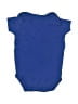Delta 100% Cotton Print Blue Short Sleeve Onesie 3-6 MO / 6 MO - photo 2
