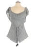 Wild Honey Houndstooth Gray Romper Size S - photo 1