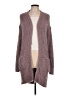 Merokeety 100% Polyester Solid Purple Cardigan Size L - photo 1