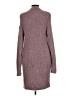 Merokeety 100% Polyester Solid Purple Cardigan Size L - photo 2