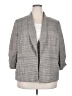 Worthington Houndstooth Gray Blazer Size 2X - photo 1