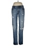 Ann Taylor LOFT 100% Cotton Hearts Blue Jeans Size 4 - photo 1
