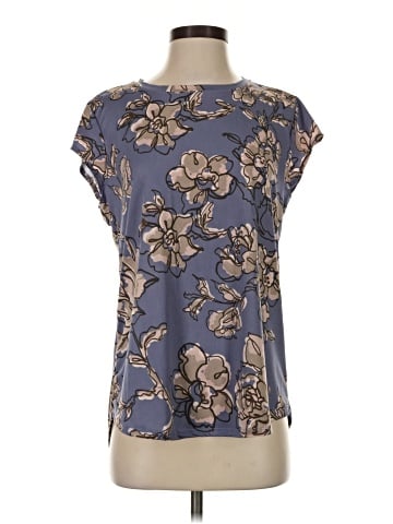 Blue Sol Short Sleeve Blouse (view 1)