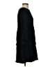 Very J 100% Polyester Solid Black Casual Dress Size S - photo 4