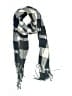 Plush Plaid Gray Scarf One size - photo 1