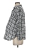 Isabel Maternity 100% Rayon Plaid Gray 3/4 Sleeve Button-Down Shirt Size Sm Maternity - photo 5