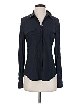 Ann Taylor Long Sleeve Silk Top