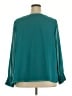 Jennifer Lopez 100% Polyester Teal Long Sleeve Blouse Size 2X - photo 2
