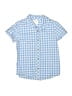 Tommy Bahama Checkered-gingham Blue Short Sleeve Button-Down Shirt Size 7 - photo 1