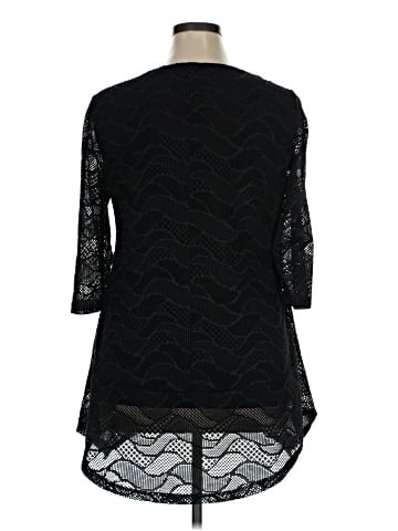 Papaya 3/4 Sleeve Blouse (view 2)