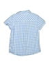 Tommy Bahama Checkered-gingham Blue Short Sleeve Button-Down Shirt Size 7 - photo 2
