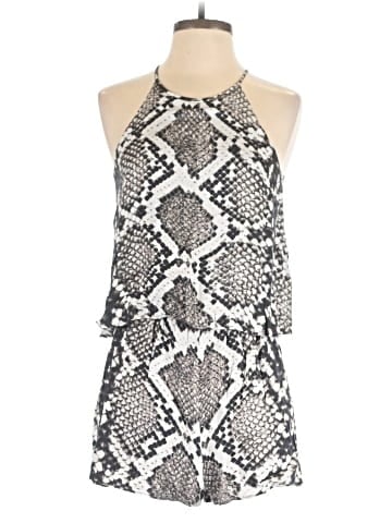 Lavender Brown Romper (view 1)