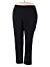 Investments Solid Black Active Pants Size 18 - photo 1