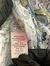 Ann Taylor LOFT 100% Rayon Paisley Blue Silver Long Sleeve Blouse Size M - photo 8