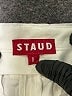 STAUD 100% Cotton Ivory Casual Pants Size 8 - photo 4