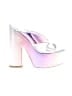 Stuart Weitzman Metallic Pink Silver Heels Size 8 - photo 1